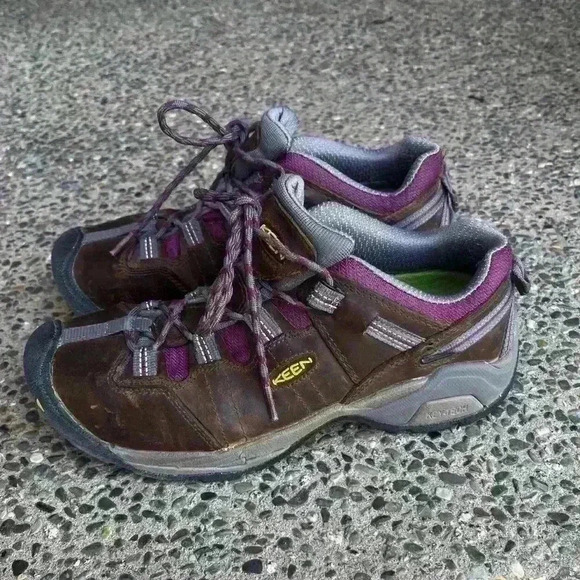 Keen Utility Cascade Brown Detroit XT Steel Toe Work Shoe Women 9.5 - Picture 1 of 7